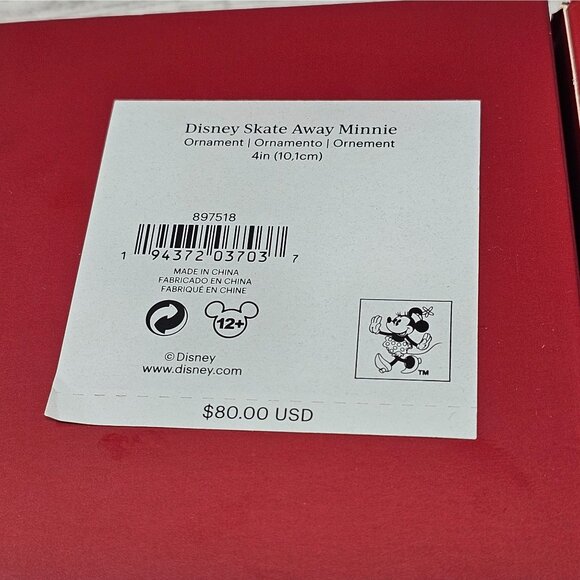 NEW! Mickey & Minnie Mouse Lenox Disney Showcase Collection Let it Snow Christma - Picture 5 of 11